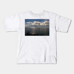 Pacific Afternoon by the water Kids T-Shirt